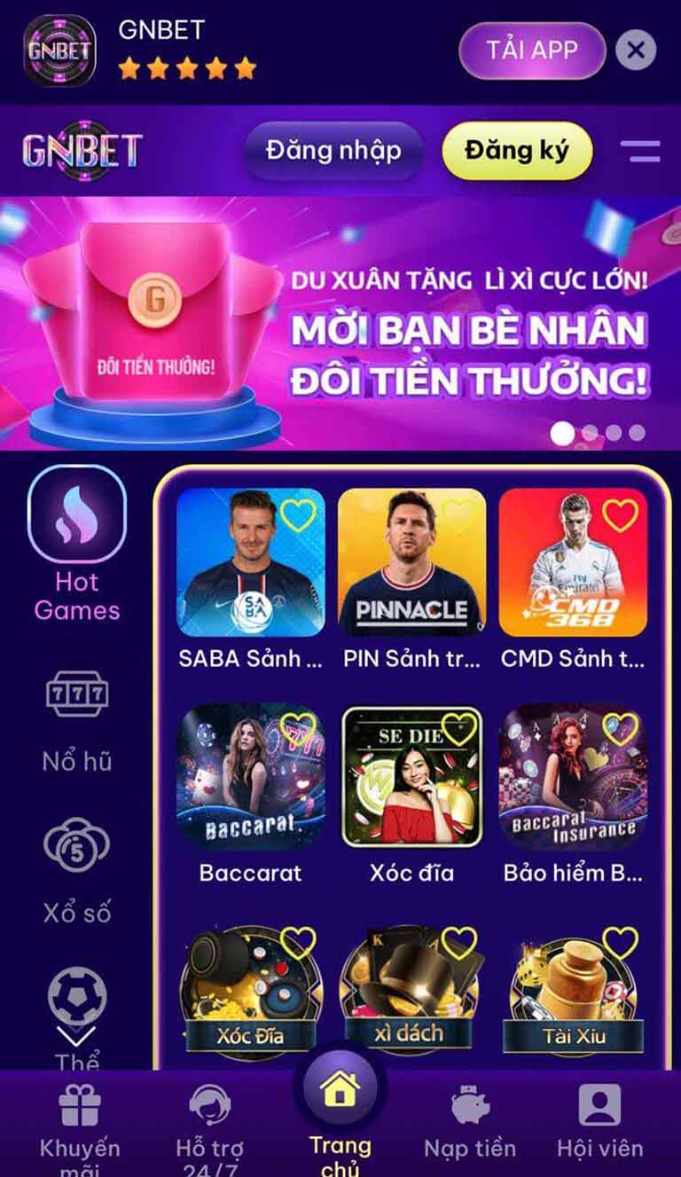Top 6 Trang Cá Cược Bóng Đá Trực Tuyến Uy Tín Nhất 2025 5 Gnbet - Web cá độ bóng đá uy tín mới nhất